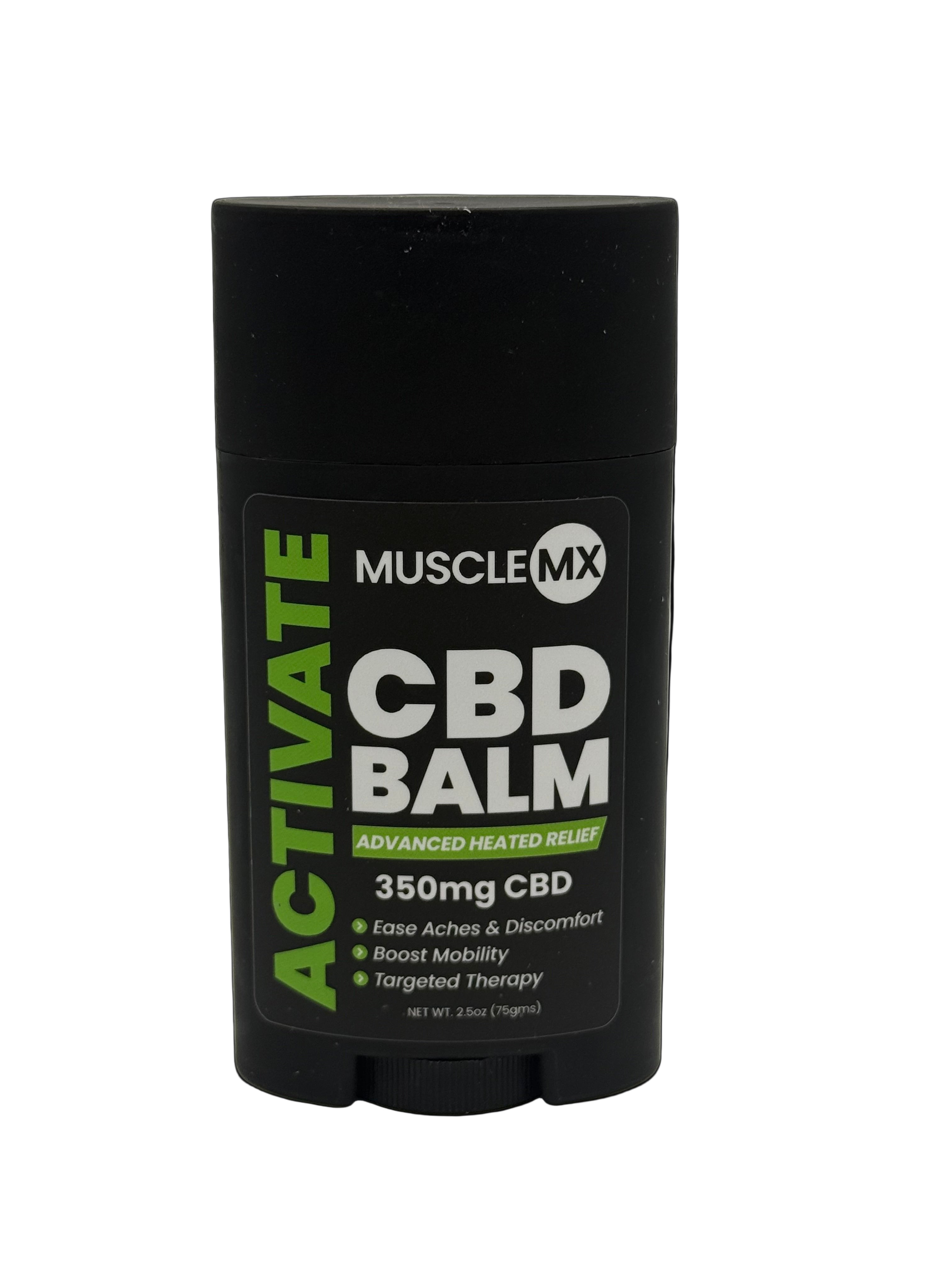 Muscle Mx CBD Balm 350mg Activate Heat Relief