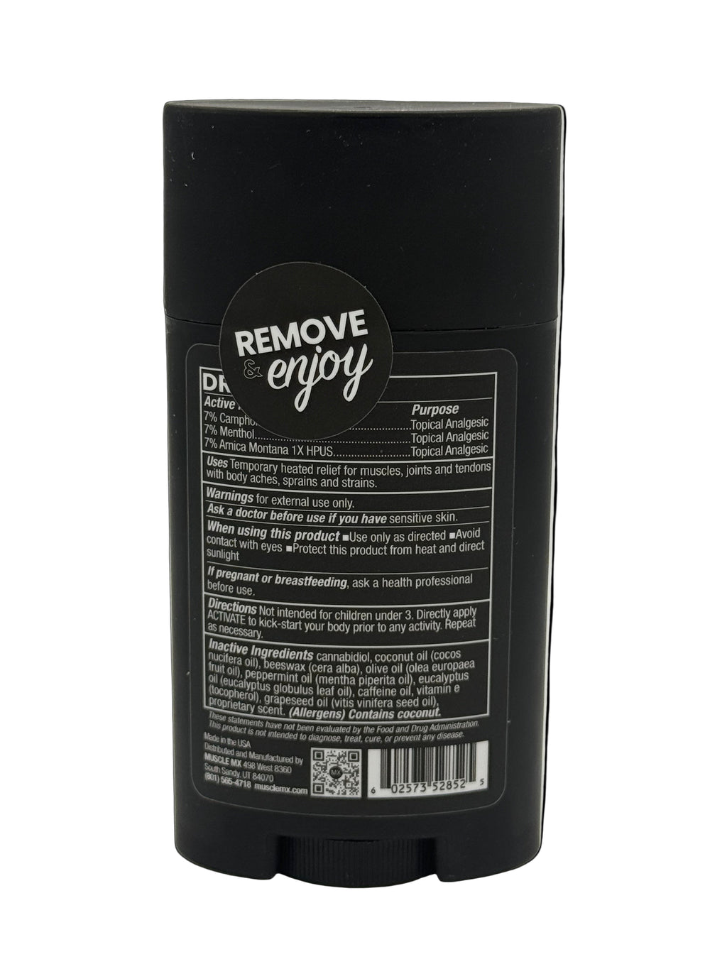 Muscle Mx CBD Balm 350mg Activate Heat Relief