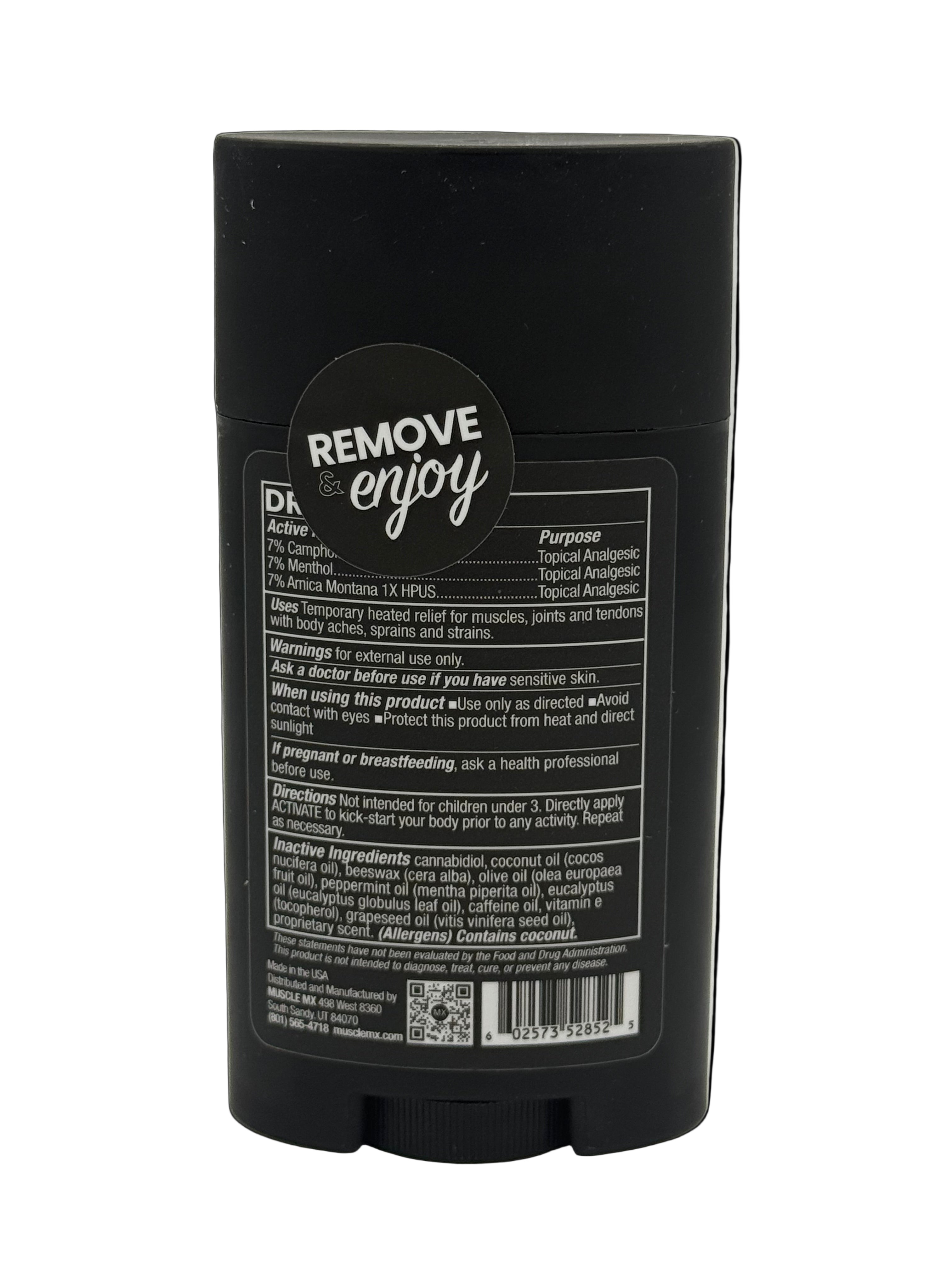 Muscle Mx CBD Balm 350mg Activate Heat Relief