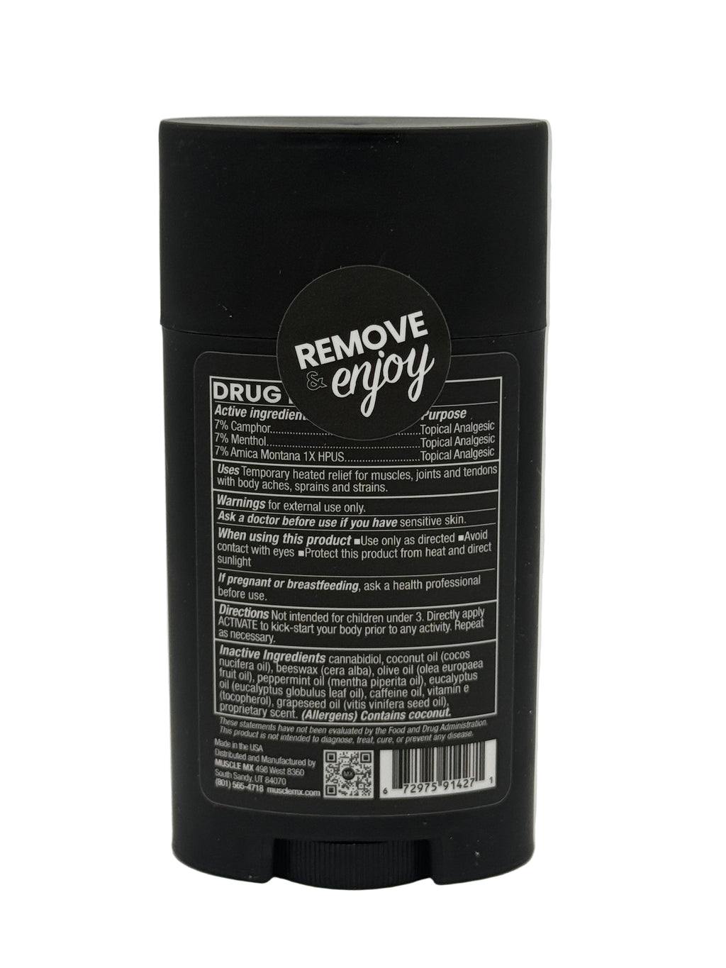 Muscle Mx CBD Balm 1000mg Activate Heating Relief