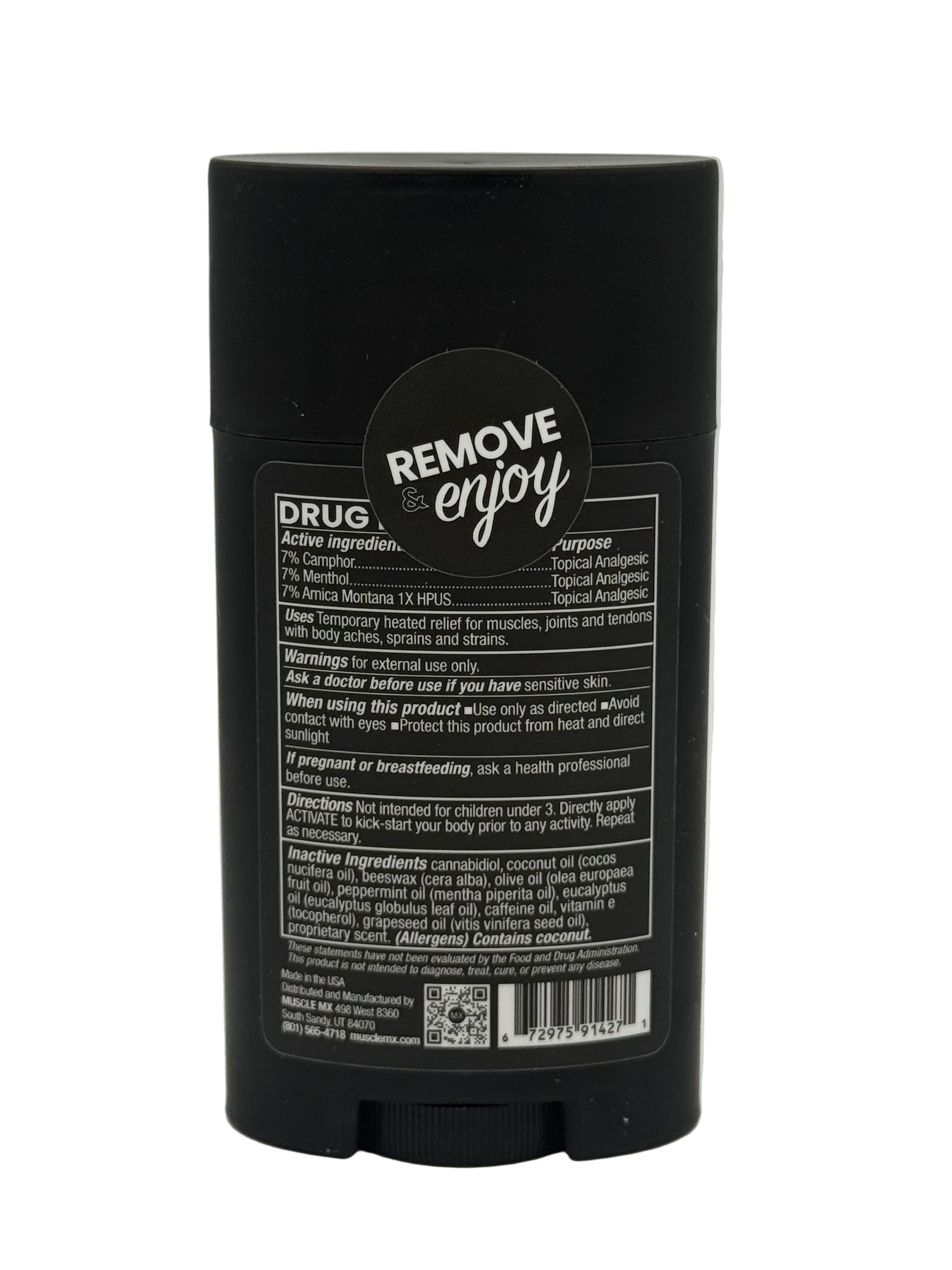 Muscle Mx CBD Balm 1000mg Activate Heating Relief