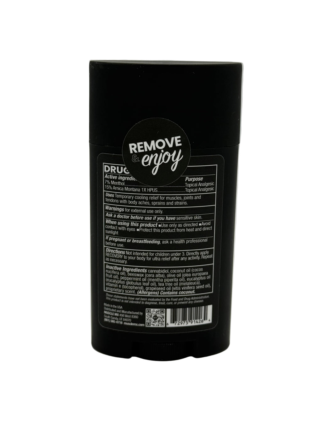 Muscle Mx CBD Balm 1000mg Recovery Cooling Relief