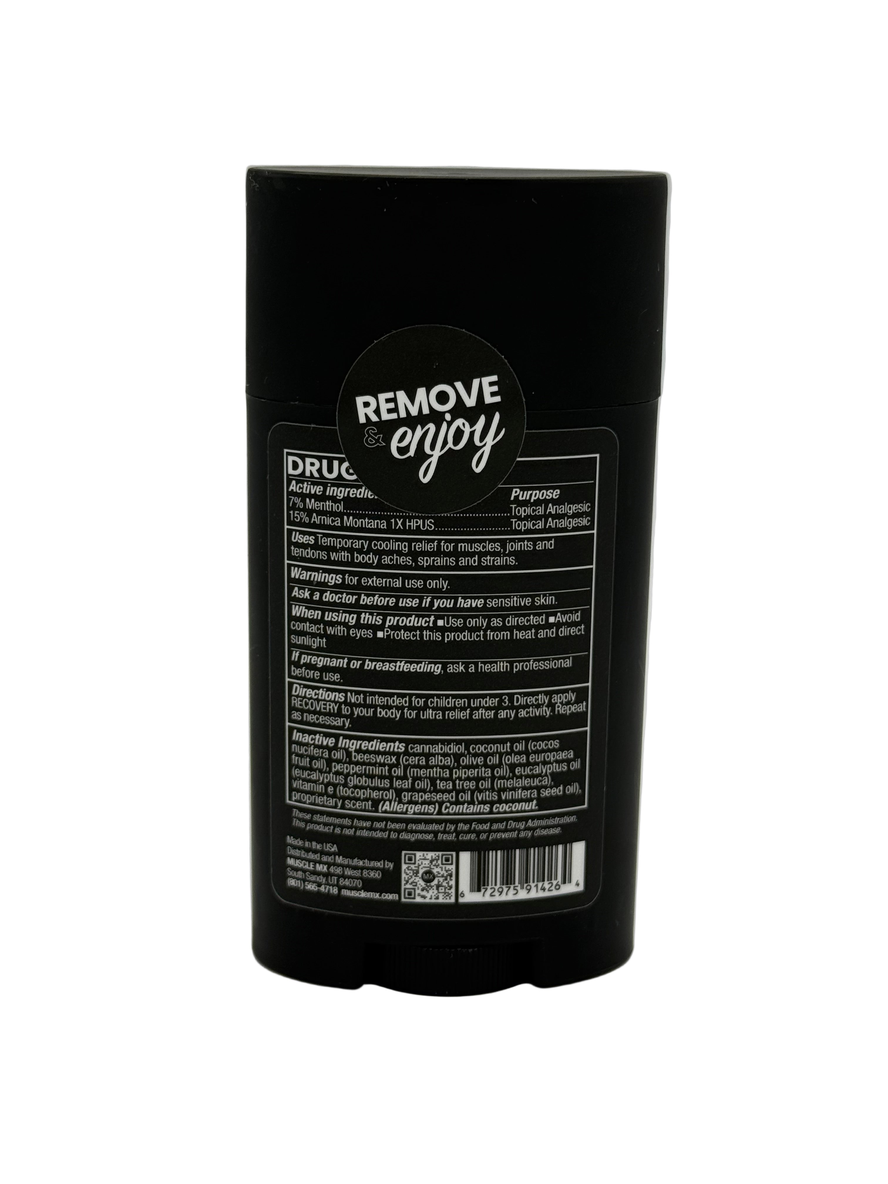 Muscle Mx CBD Balm 1000mg Recovery Cooling Relief