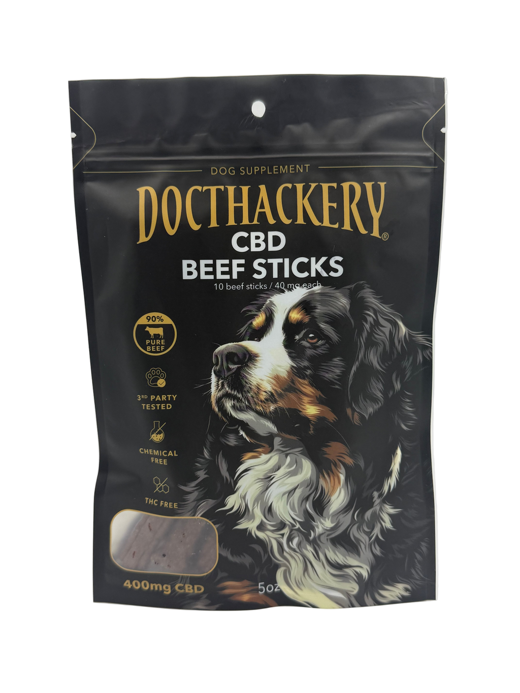 Doc Thackery Pet CBD Beef Sticks 400mg