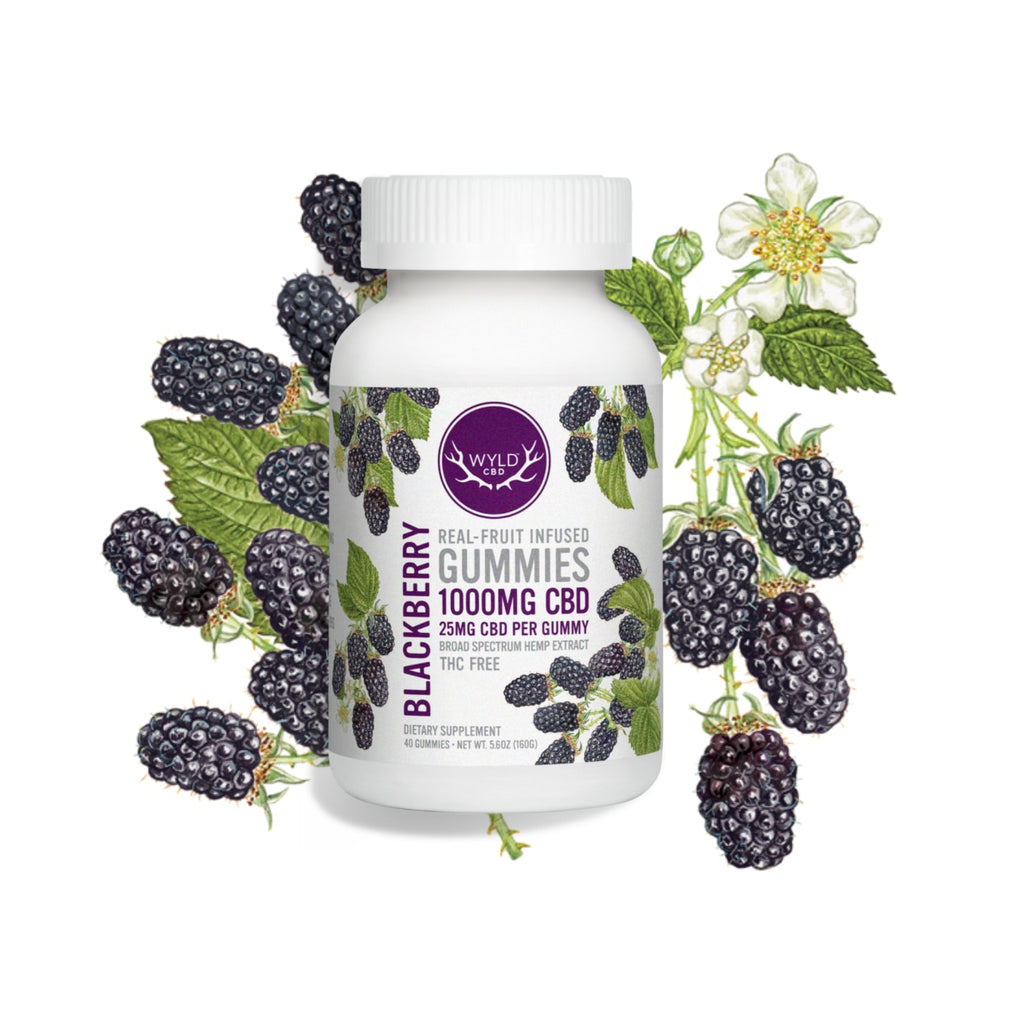 Wyld CBD Blackberry Gummies (THC-Free)